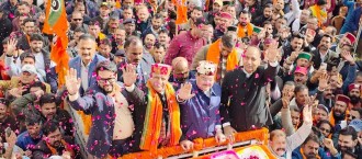 अभिनंदन रैली में भाजपा नेताओं का कांग्रेस सरकार पर तीखा हमला